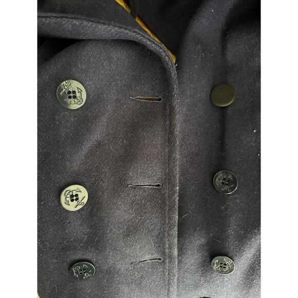 60s naval peacoat in blue - Picture 7 of 7